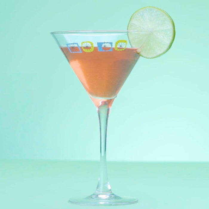 Atomic Martini Glass - Blue Green - Destination PSP