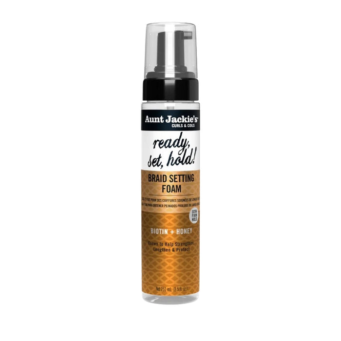 Aunt Jackie's Biotin Ready, Set, Hold! Braid Setting Foam 8.5oz