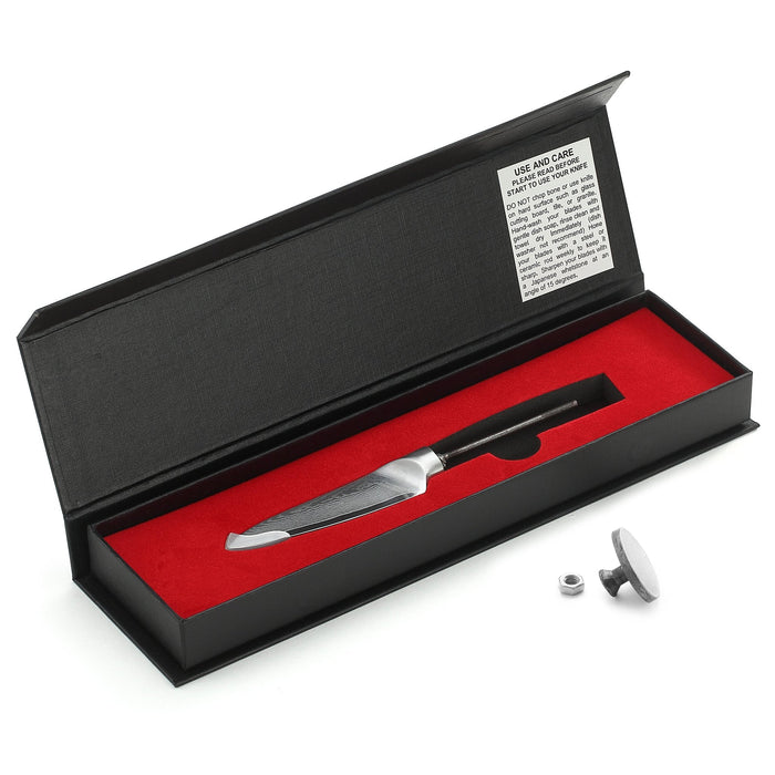 AUS-10 DAMASCUS 3.5-IN PARING KNIFE HIDDEN TANG BLANK