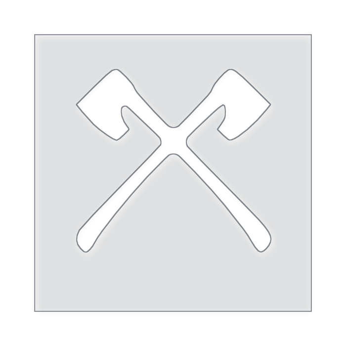Axe Acrylic Router Template