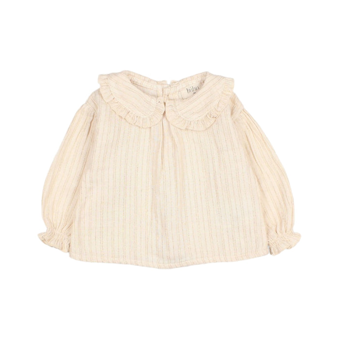 Baby Lurex Blouse Ivory