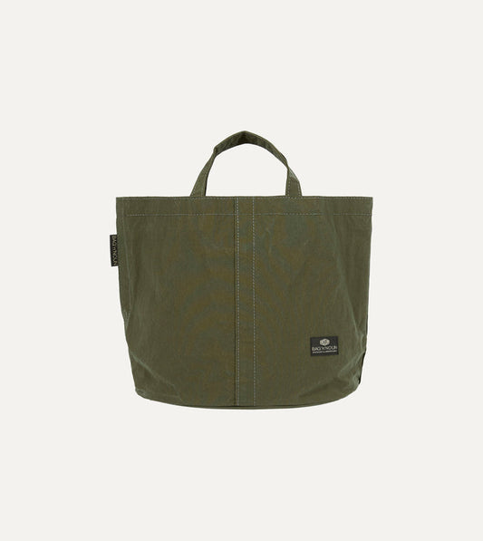 Bag’n’Noun Olive Nylon Market Tote Bag