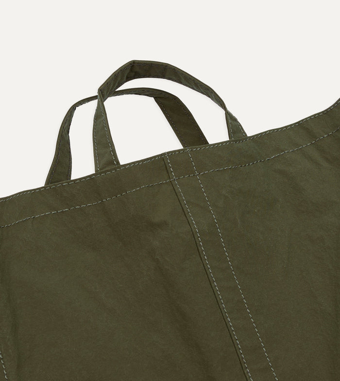 Bag’n’Noun Olive Nylon Market Tote Bag