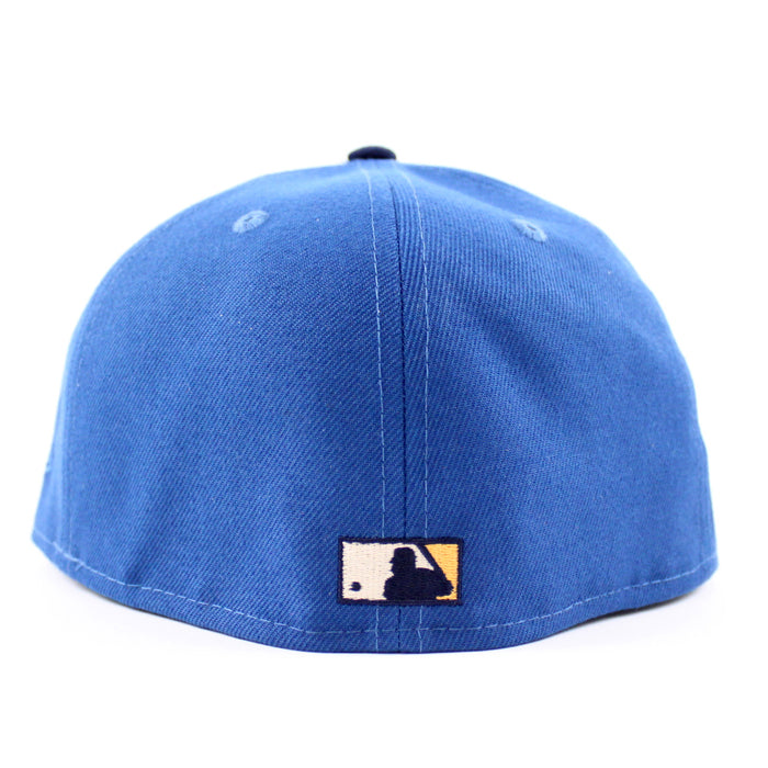Baltimore Orioles 50th Anniversary 59Fifty New Era Fitted Hat (Light Blue Navy Orange Under Brim)