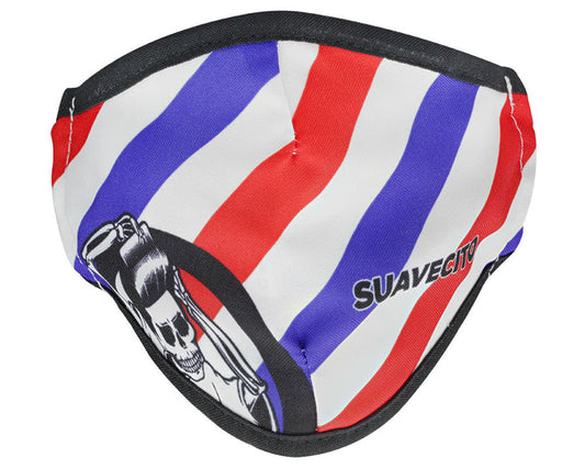 Barber Pole Face Mask - Front