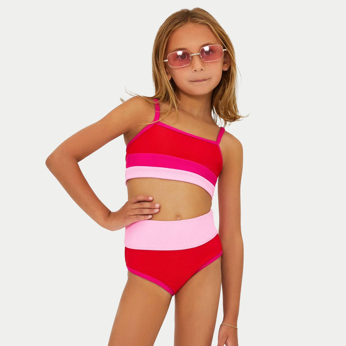 Beach Riot Little Eva & Emmie Swimsuit - Gumdrop Colorblock - Destination PSP