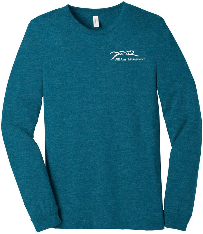 no-logo Bella+Canvas Unisex Heather CVC Long Sleeve Tee-Regular-Bella&Canvas-Thread Logic