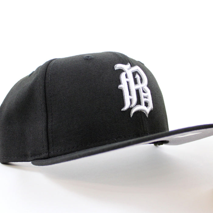 Birmingham Barons New Era 59Fifty Fitted Hat V3 (AIR JORDAN IX BARONS GRAY UNDER BRIM)