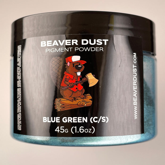 Blue Green (Color Shift) Beaver Dust Mica Pigments