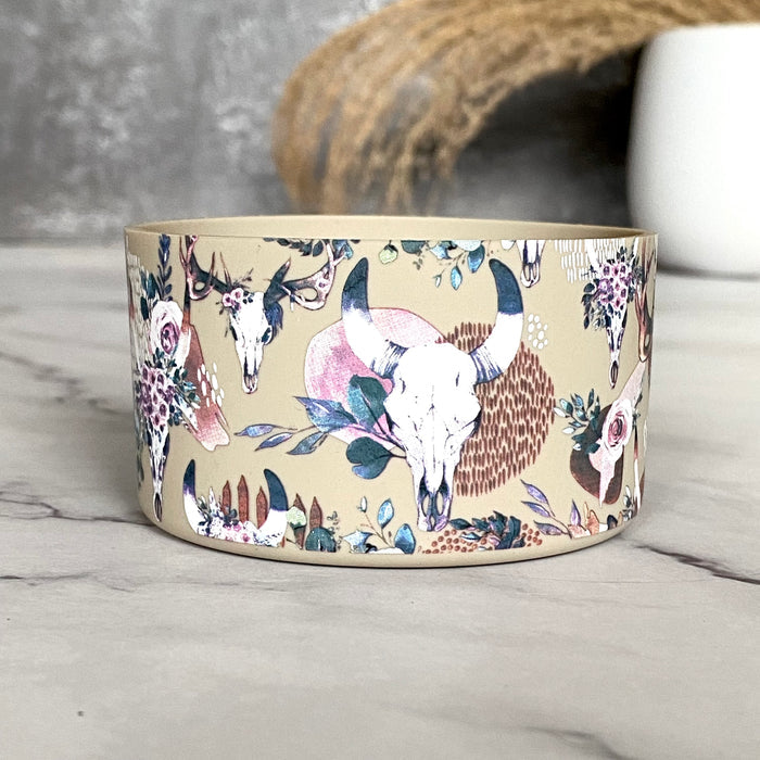 BOHO ANTLER  Boot  Brown floral