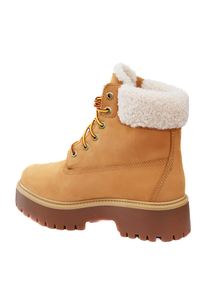 TIMBERLAND Boot platofrm pelo giallo TB0A2PU67541 SHEARLINGBOOT-WHEAT