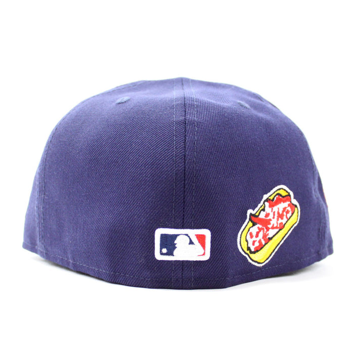Boston Red Sox 8 Time World Series Champions New Era 59Fifty Fitted Hat (Navy Red Under Brim)