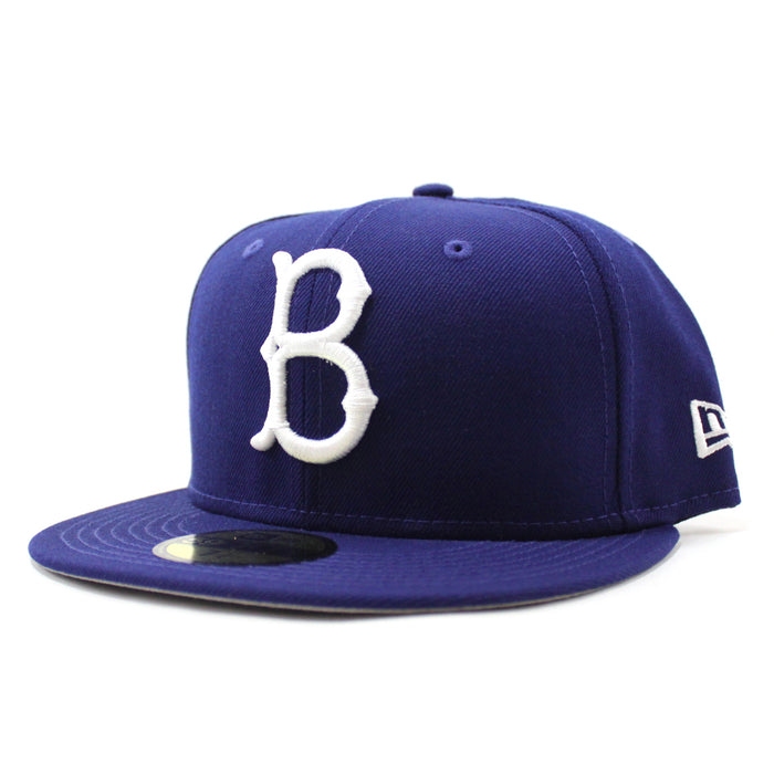 Brooklyn Dodgers 1949 New Era 59Fifty Fitted Hat (Cardinal Gray Under Brim)