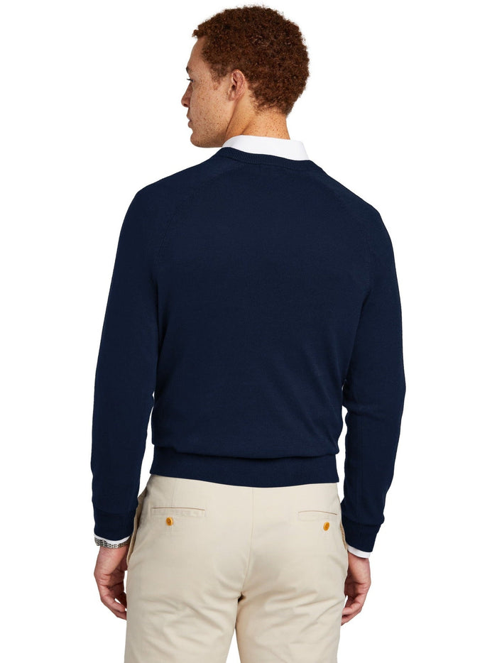 no-logo Brooks Brothers Cotton Stretch V-Neck Sweater-New-Brooks Brothers-Thread Logic