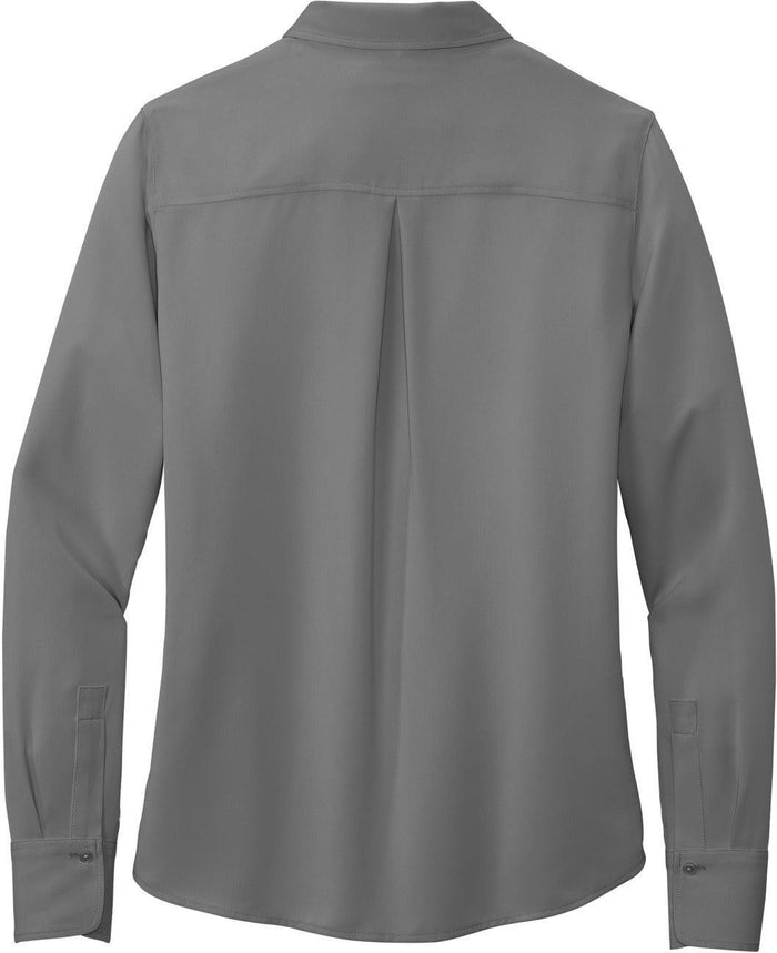 no-logo Brooks Brothers Ladies Full-Button Satin Blouse-New-Brooks Brothers-Thread Logic