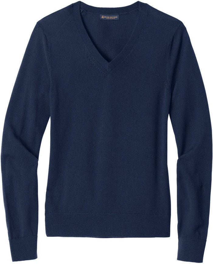 Brooks Brothers Women's Washable Merino V-Neck Sweater