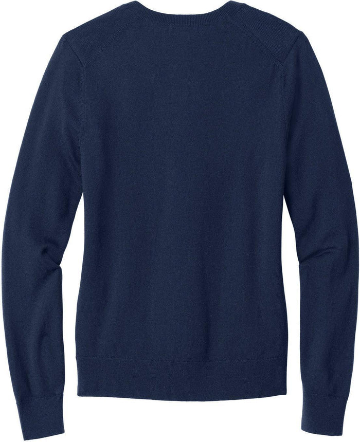 no-logo Brooks Brothers Women's Washable Merino V-Neck Sweater-Brooks Brothers-Thread Logic