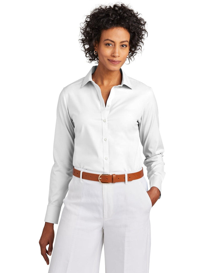 no-logo Brooks Brothers Ladies Wrinkle-Free Stretch Pinpoint Shirt-New-Brooks Brothers-Thread Logic