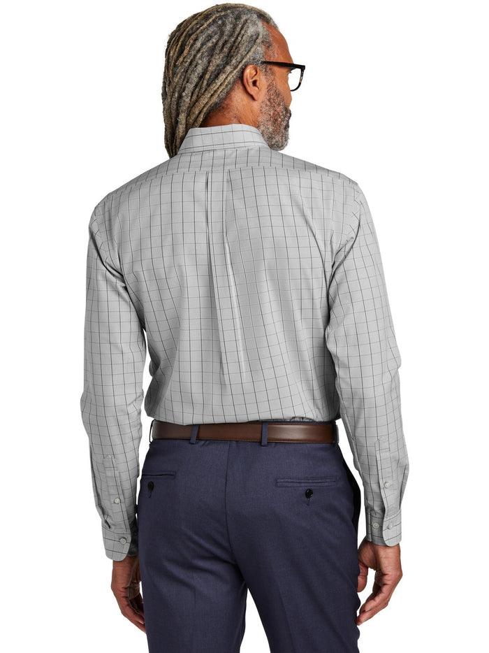 no-logo Brooks Brothers Wrinkle-Free Stretch Patterned Shirt-New-Brooks Brothers-Thread Logic