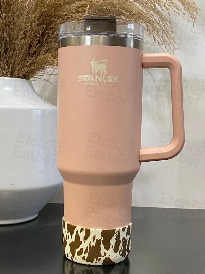 Brown Cow Stanley Tumbler Boot -Fits 20-40Oz