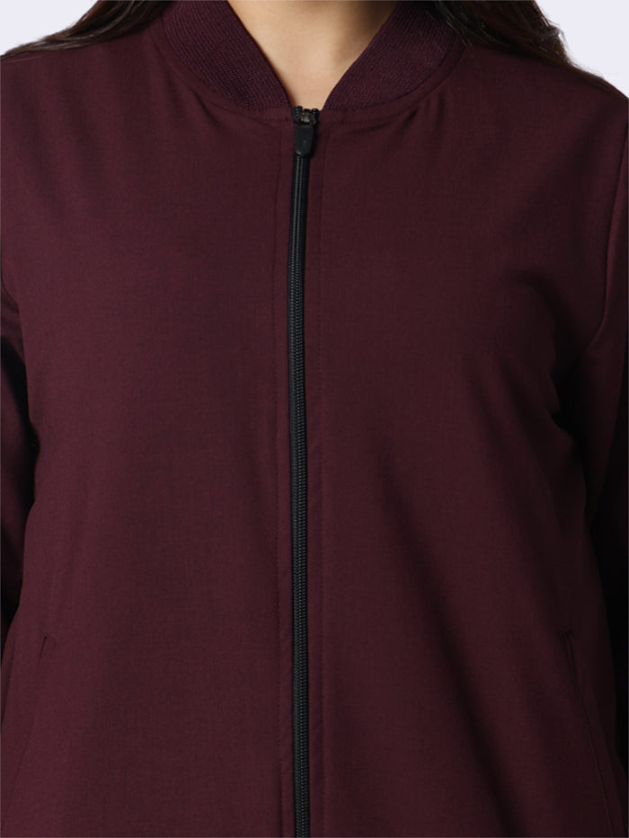 Burgundy Jacket Women