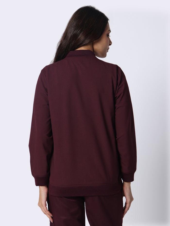 Burgundy Jacket Women