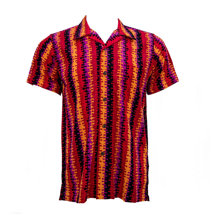 Button Front Mod Shirt - Conga Red - Destination PSP