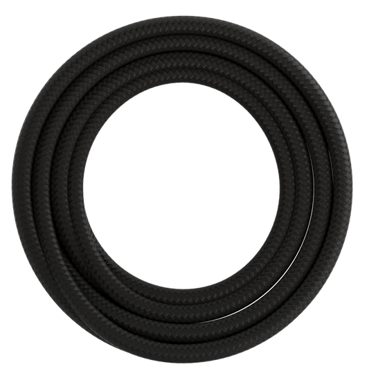 Calex Creations Fabric cable - Black - 1.5meter