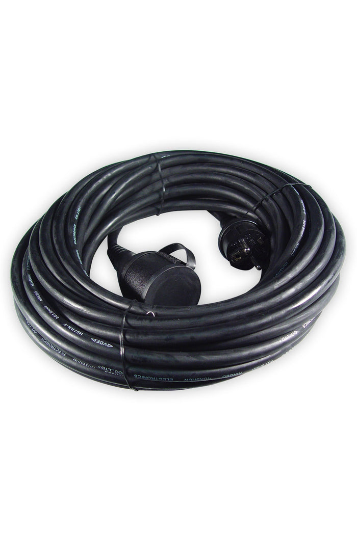 Calex Extension cable - Black - IP44 - 10m cable