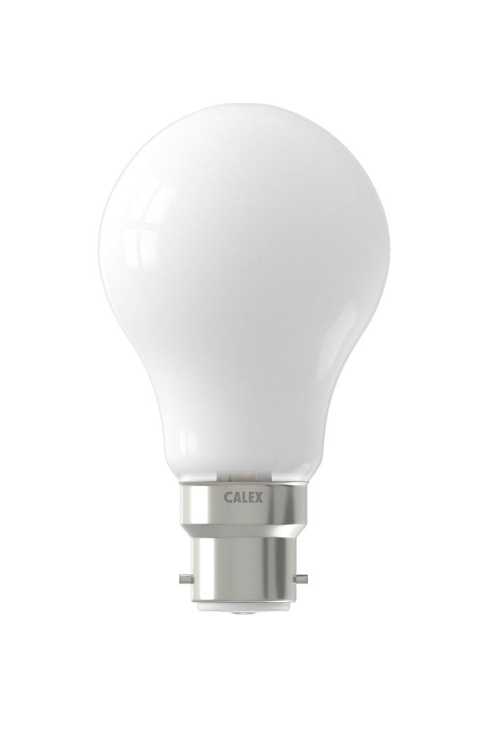 Calex Softline LED Lamp - B22 - A60 - White - 7.5W - Dimmable