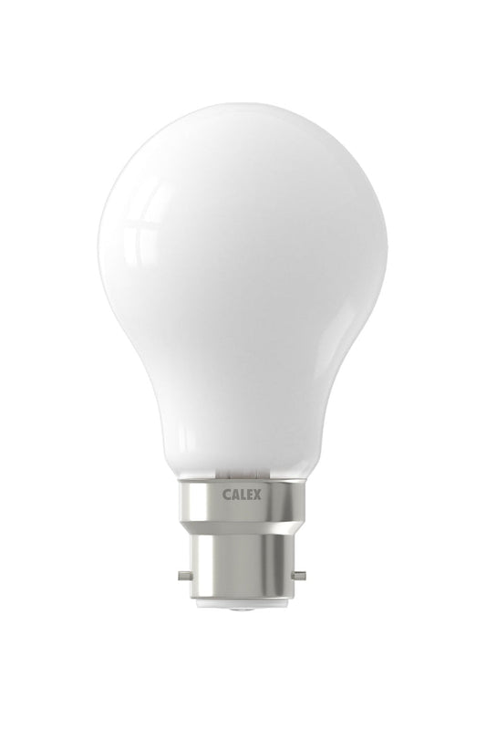 Calex Softline LED Lamp - B22 - A60 - White - 7.5W - Dimmable