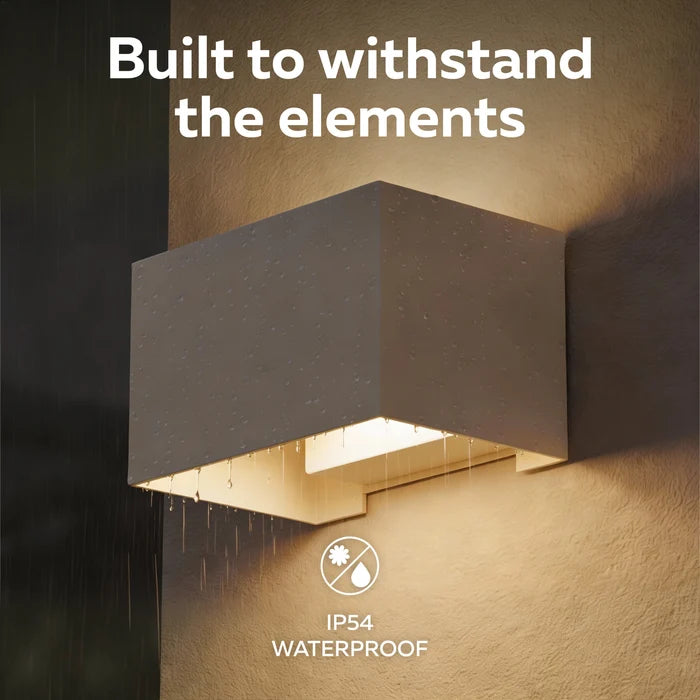Calex Venice Wall Light – Up & Down – Sand