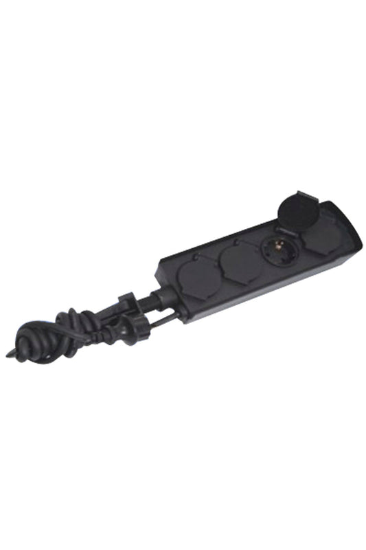 Calex Watertight Receptacle - 4-way - IP44 - Switch - 1.4m cable