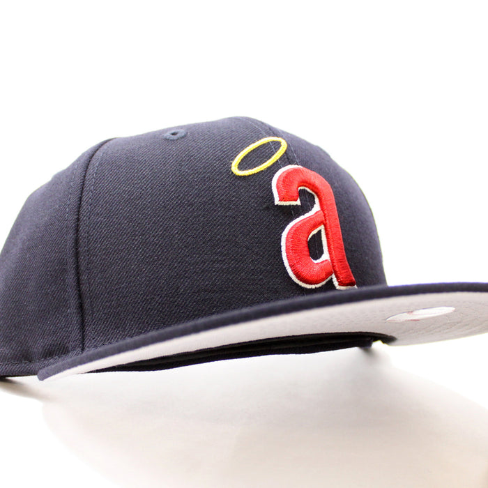 California Angels 1971 New Era 59Fifty Fitted Hat (Navy Gray Under Brim)