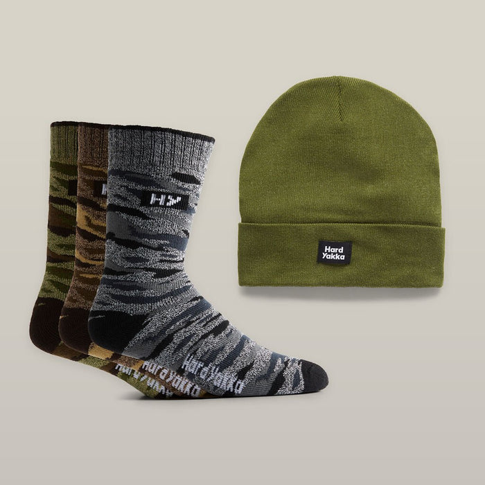 Camo Sock & Beanie Bundle | Y22943