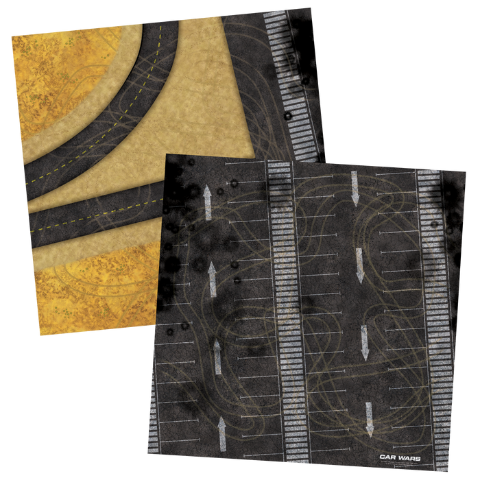 Car Wars Playmat #1/#3 Combo