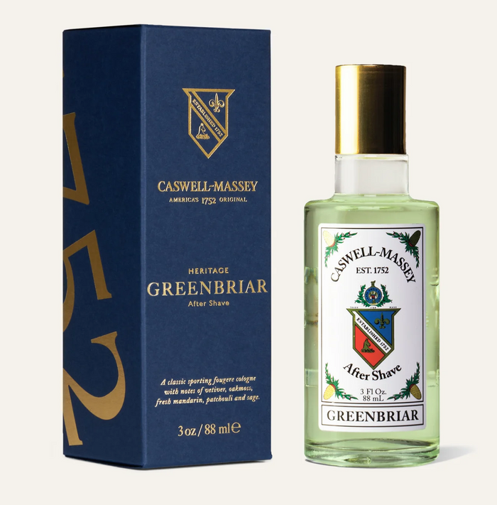 Caswell-Massey Gold Cap Greenbriar After Shave