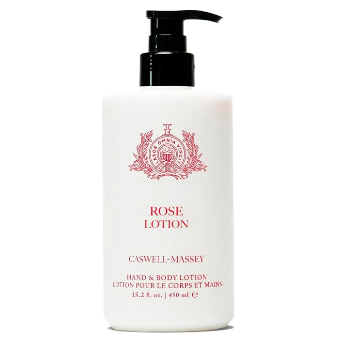 Caswell-Massey Rose Hand and Body Lotion for Dry Skin, 15.2 oz