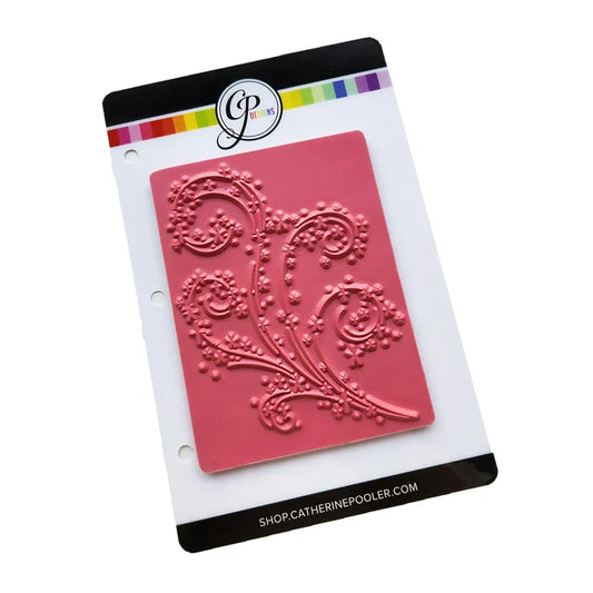 Catherine Pooler - Background Stamp - It's Magic. Inspired by the beloved Swirling Snow and Blowing Leaves designs, this stamp features a captivating swirl of dazzling stars that will bring a touch of Christmas magic to your cards. Available at Embellish Away located in Bowmanville Ontario Canada.