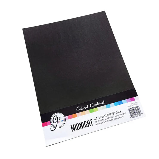Catherine Pooler - Cardstock: Midnight 8.5" x 11". Includes 10 sheets. Available at Embellish Away located in Bowmanville Ontario Canada