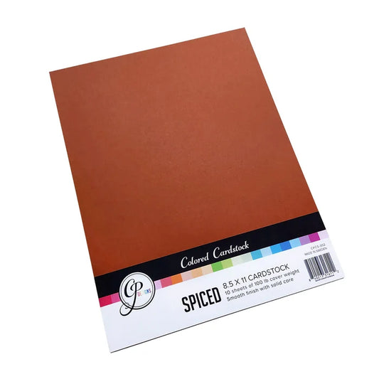 Catherine Pooler - Cardstock: Spiced 8.5" x 11". Includes 10 sheets. Available at Embellish Away located in Bowmanville Ontario Canada