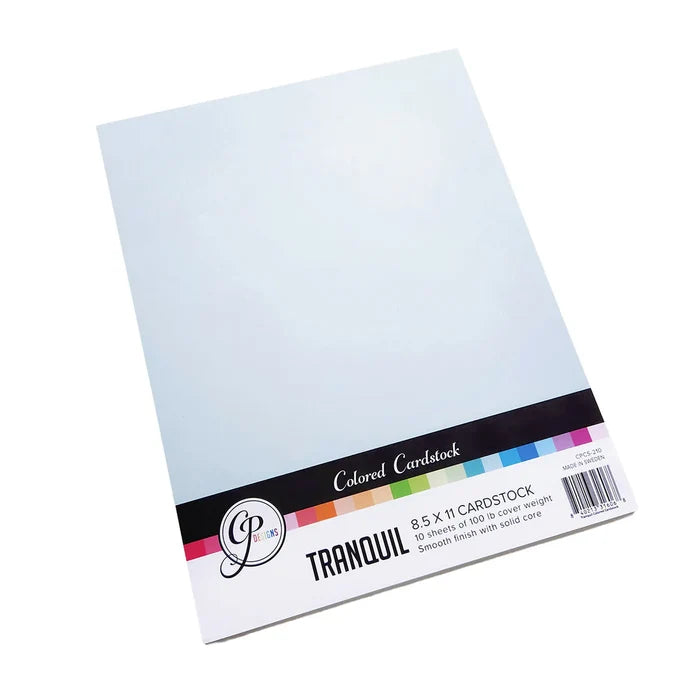 Catherine Pooler - Cardstock: Tranquil 8.5" x 11". Includes 10 sheets. Available at Embellish Away located in Bowmanville Ontario Canada
