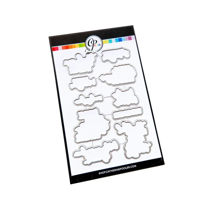 Catherine Pooler - Sentiments Stamp & Die - Loving Words. Holiday and year round sentiments. Available at Embellish Away located in Bowmanville Ontario Canada.