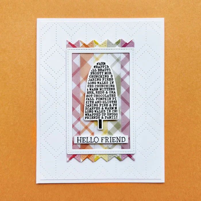 Catherine Pooler - Stamp & Die Set - Printed Trees. We adore patterned anything! Available at Embellish Away located in Bowmanville Ontario Canada. card by Catherine pooler Designs.