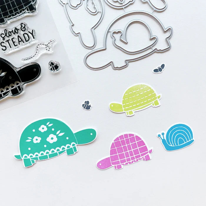 Catherine Pooler - Stamp & Die Set - Turtle Time