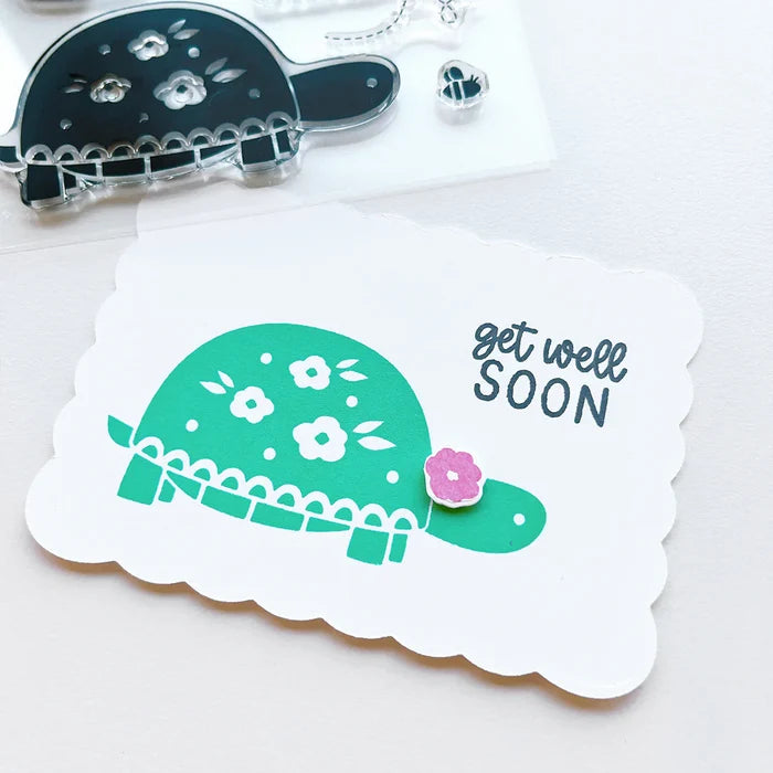 Catherine Pooler - Stamp & Die Set - Turtle Time