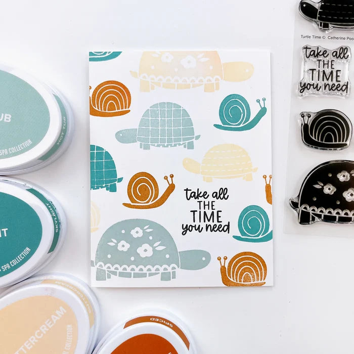 Catherine Pooler - Stamp & Die Set - Turtle Time