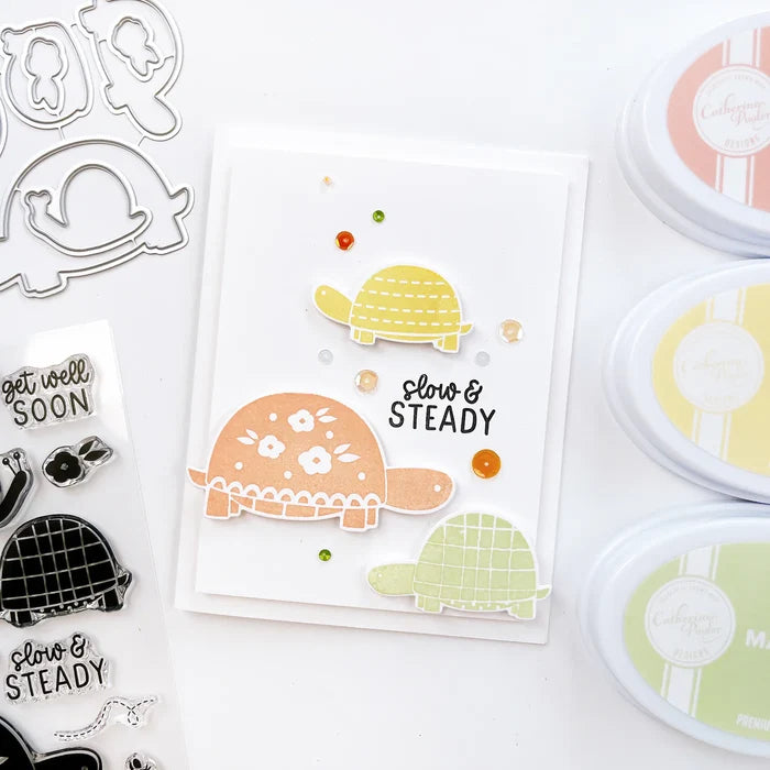 Catherine Pooler - Stamp & Die Set - Turtle Time