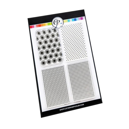 Catherine Pooler - Stamp Set - More Textiles. Available at Embellish Away located in Bowmanville Ontario Canada.
