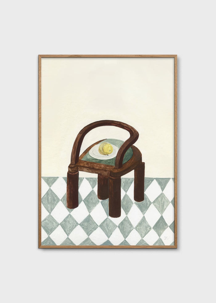Chair with Fruit by Isabelle Vandeplassche